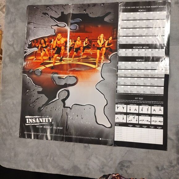 Insanity: 60 Day Total Body Workout Program 10 Disc, DVD Set Shaun T, Beachbody - Picture 10 of 14